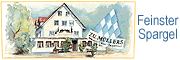 Spargelessen im Landgasthof "Zu Müllers Winkelhausen" in der Nähe von Schrobenhausen